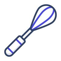 A outline design, icon of egg beater vector