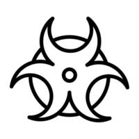 A premium download icon of biohazard vector