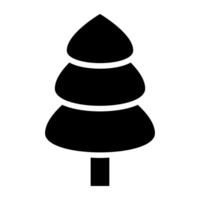 Modern style vector of conifer