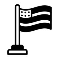 un icono diseño de nosotros bandera vector