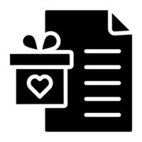 A unique design vector shopping list icon