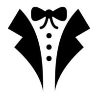 A trendy vector design tuxedo, formal dress clothing