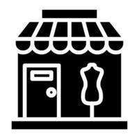 A unique design vector of shop architecture