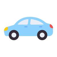 Flat vector design of car