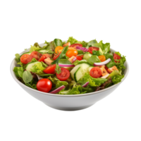 AI generated Vegetables salad clip art png