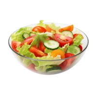 AI generated Vegetables salad clip art png