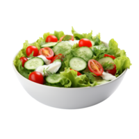 ai genererad grönsaker sallad klämma konst png