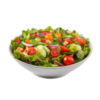 AI generated Vegetables salad clip art png