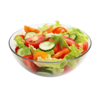 AI generated Vegetables salad clip art png