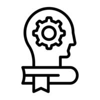 Modern style vector of knowledge management
