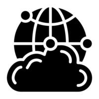 A perfect design vector of global cloud