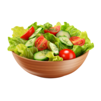 ai generado vegetales ensalada acortar Arte png