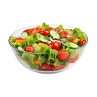 AI generated Vegetables salad clip art png