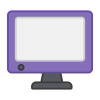 A unique design icon of monitor vector