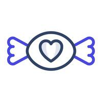 Heart with wings, concept of heart wings linear icon vector