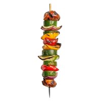 AI generated Vegetables kebab clip art png