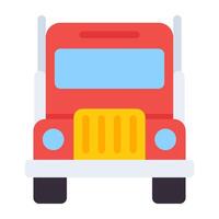 Auto bus vector icon in doodle design