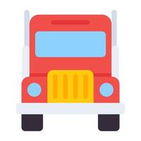 Auto bus vector icon in doodle design