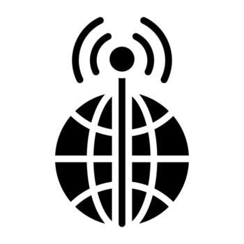 An icon design of internet browser vector