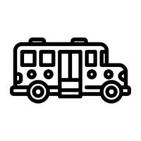A premium download icon of school bus vector