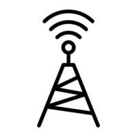 un único diseño vector de Wifi antena