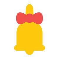 A trendy vector design of bell icon