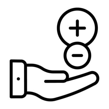 An icon design of value add vector