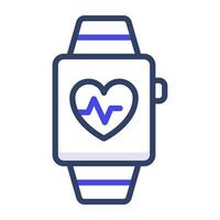 un icono diseño de reloj inteligente vector