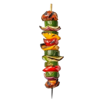 ai generato verdure kebab clip arte png
