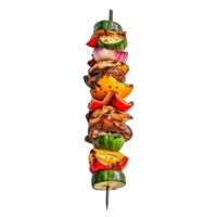 ai gerado legumes Kebab grampo arte png