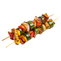 AI generated Vegetables kebab clip art png