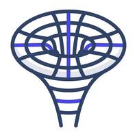Flat vector design of space capsule icon