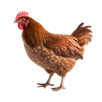 ai généré poulet agrafe art png