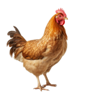 ai généré poulet agrafe art png