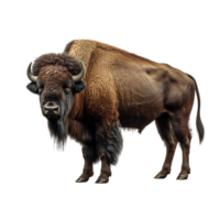 ai genererad bison klämma konst png