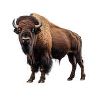 ai genererad bison klämma konst png