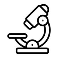 B Scientific research tool, icon of microscope vector