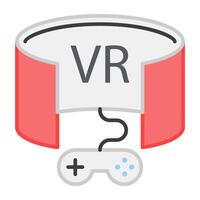 Trendy vector design of vr game