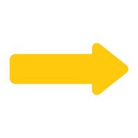 Flat vector design of right arrow