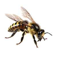 ai généré abeille agrafe art png