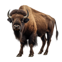 ai genererad bison klämma konst png