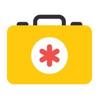 A trendy design icon of first aid kit vector