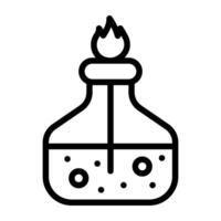 A perfect design vector of bunsen burner