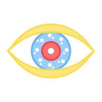 Visibility icon in unique design vector