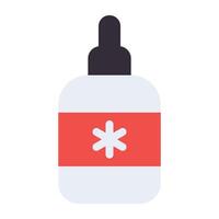An icon design of dropper bottle vector