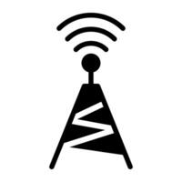 un único diseño vector de Wifi antena