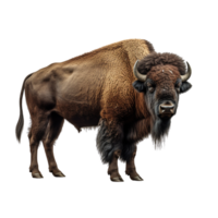 ai genererad bison klämma konst png