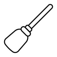 A trendy vector design of broom icon