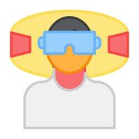A unique design icon of vr goggles vector