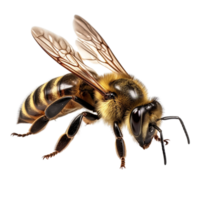 ai gerado abelha grampo arte png